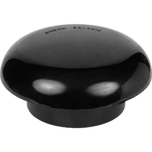 Picture of Soil Pipe Cowl Mushroom Black (08.15) ( 25 Per Ctn ) 