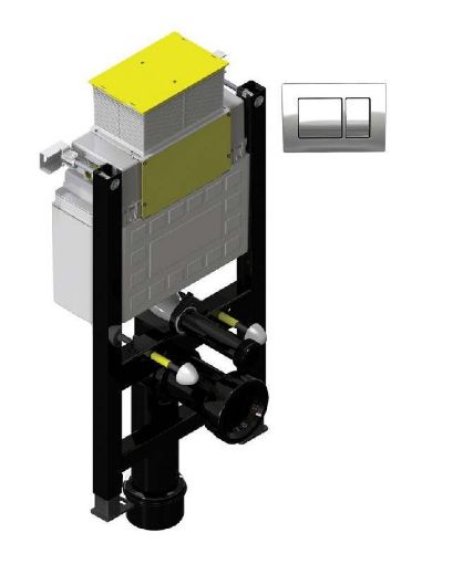 Picture of Fastfix Frame for Wall Hung Toilet Fascia Plate, Rectangular