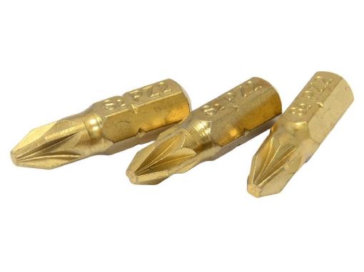Picture of Tala 25mm Pz2 Tin Coated insert Bit Pk (3)