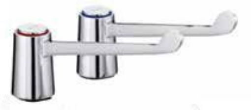 Picture of Lever Tap Converstion With Long Lever (Pair) 1/2" 