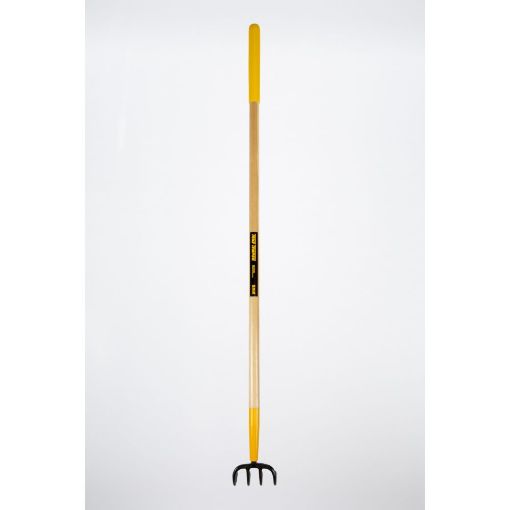 Picture of True Temper Cultivator 4 Prong Long Wood Handle 