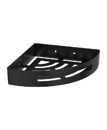 Picture of Cora Corner Shower Basket Black