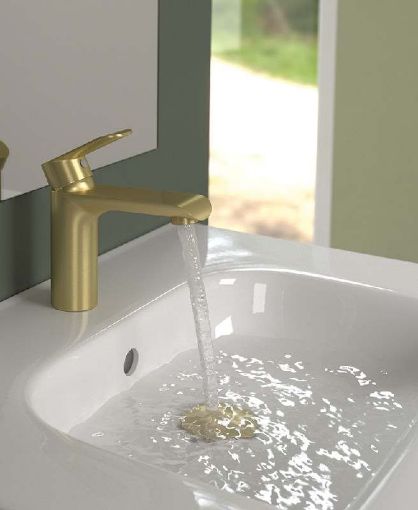 Picture of Scope Basin Mixer Gold
