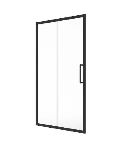 Picture of Aspect 8mm Framed Sliding Door 1200x2000 matt black