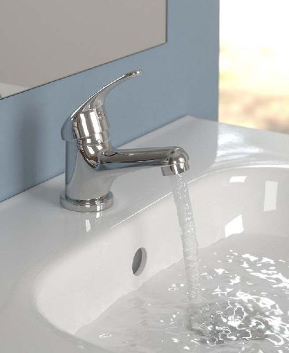 Picture of Alpha Mono Basin Mixer C\W Click Clack Waste
