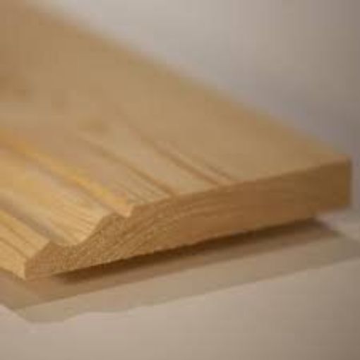 Picture of White Deal Ogee Architrave 75mm x 22mm x 5.1m (17' 3x1)