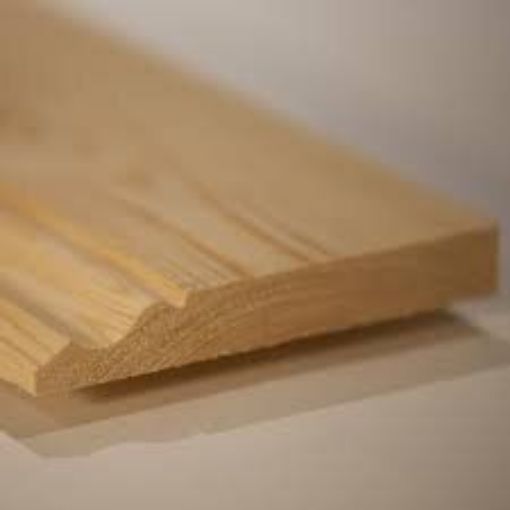 Picture of White Deal Ogee Skirting 150mm x 22mm x 4.8m (16' 6x1)     