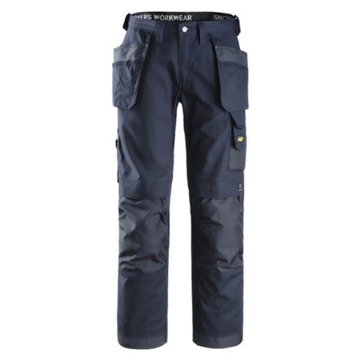 Picture of Snickers 3214 Craftsmen Holster Pockets Trousers, Canvas+ Navy