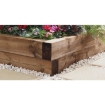 Picture of Pressure Treated Railway Sleepers Brown - 100mm x 200mm x 2.4m