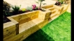 Picture of Pressure Treated Railway Sleepers Brown - 100mm x 200mm x 2.4m