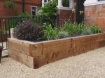 Picture of Pressure Treated Railway Sleepers Brown - 100mm x 200mm x 2.4m