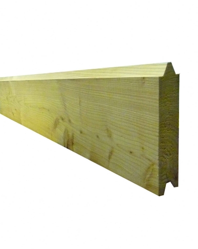 Picture of Treated T&G Fencing 200mm x 47mm 4.8m (8"x 2" 16')