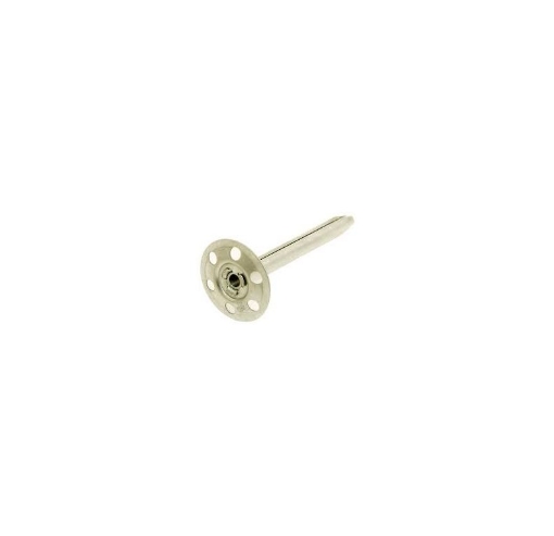 Picture of Metal 8 x 140 Mushroom Insulation Plug Bag 50 Zinc Plated