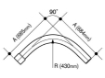 Picture of GP Ducting Bend 110mm x 90° (4")
