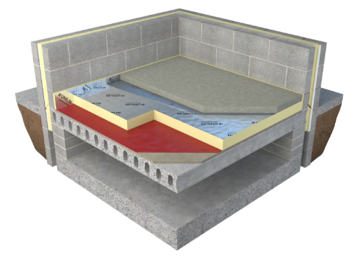 Picture of Xtratherm (Unilin) Thin-R Underfloor 2400mm x 1200mm x 80mm