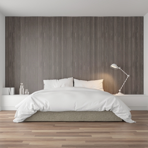 Picture of Fibrotech Basic Acoustic Panel 2.44mtr x 605 x 22mm Grey Oak