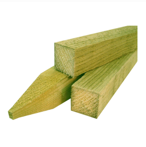 Picture of Pressure Treated Square Pointed Post 75mm x 75mm 2.4m (8' 3x3) 