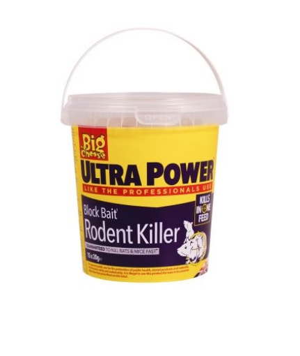 Picture of The Big Cheese Ultra Power STV568 Block Bait Killer Station Refill 15X20G Blocks