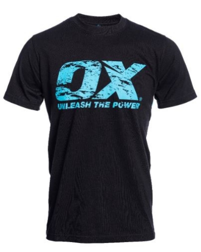 Picture of OX Crew Neck T shirt - XL - Black -