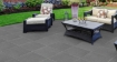 Picture of Kilsaran Newgrange Paving Flags Black Granite 400 x 400 x 40mm