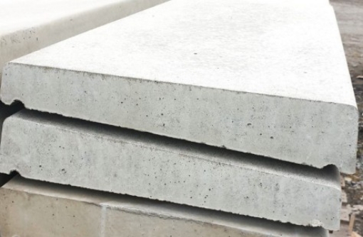 Picture of Concrete Wall Capping Feather Edge 330mm x 900mm (13" x 3')
