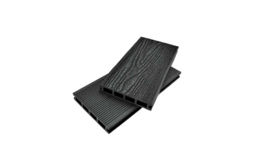 Picture of Deckro 3D Wood Effect Wpc Composite Hollow Decking Board Black 146mm x 25mm x 3.6m (0.52sqm per length)