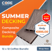 Picture of Deckro Composite Decking Coffee 12 x 12 Summer 2026 Offer