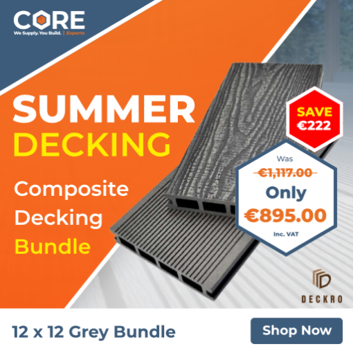 Deckro Composite Decking Grey 12 x 12 Offer Summer 2026 