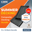 Picture of Deckro Composite Decking Black 12 x 12 Summer 2026 Offer