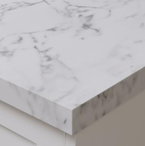 Picture of B&G 38mm Breakfast Bar Tuscany Marble 2M Square Edge Profile