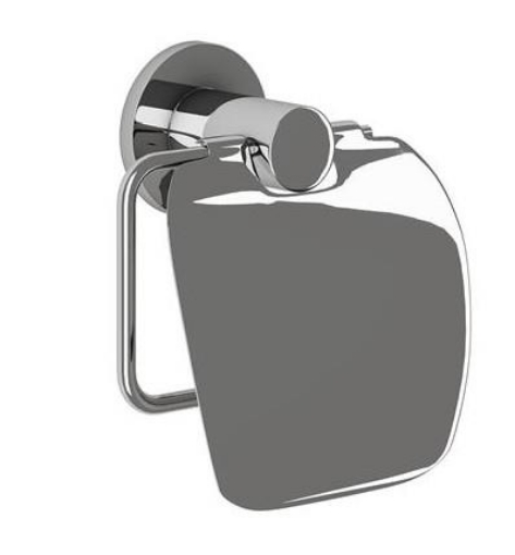 Picture of Malmo Chrome Roll Holder With Lid 