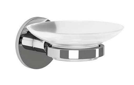Picture of Malmo Chrome Soap Dish & Glass Dish 