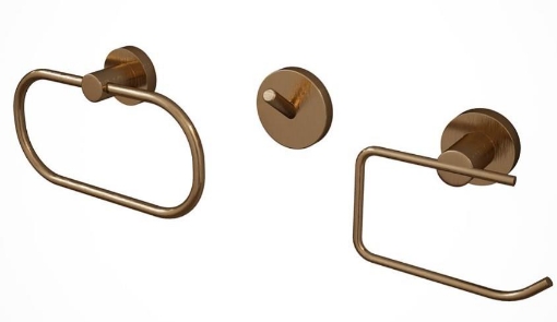 Picture of Kosmos Brushed Copper 3 Pce Set (Hook, Roll, Ring)