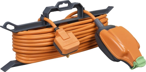 Picture of Masterplug 1 Socket 15M 13 Amp Performance Weatherproof Trailing Socket + Cable Tidy