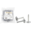 Picture of Metal 8 x 140 Mushroom Insulation Plug Bag 50 Zinc Plated