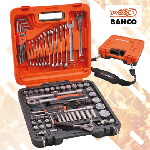 Picture of Bahco 98 Piece Socket & Mechanics Set