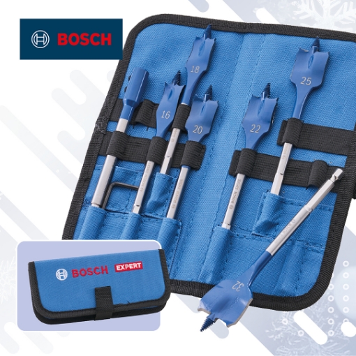 Picture of Bosch 7 Piece Flat Bit Selfcut Speed Spade Set